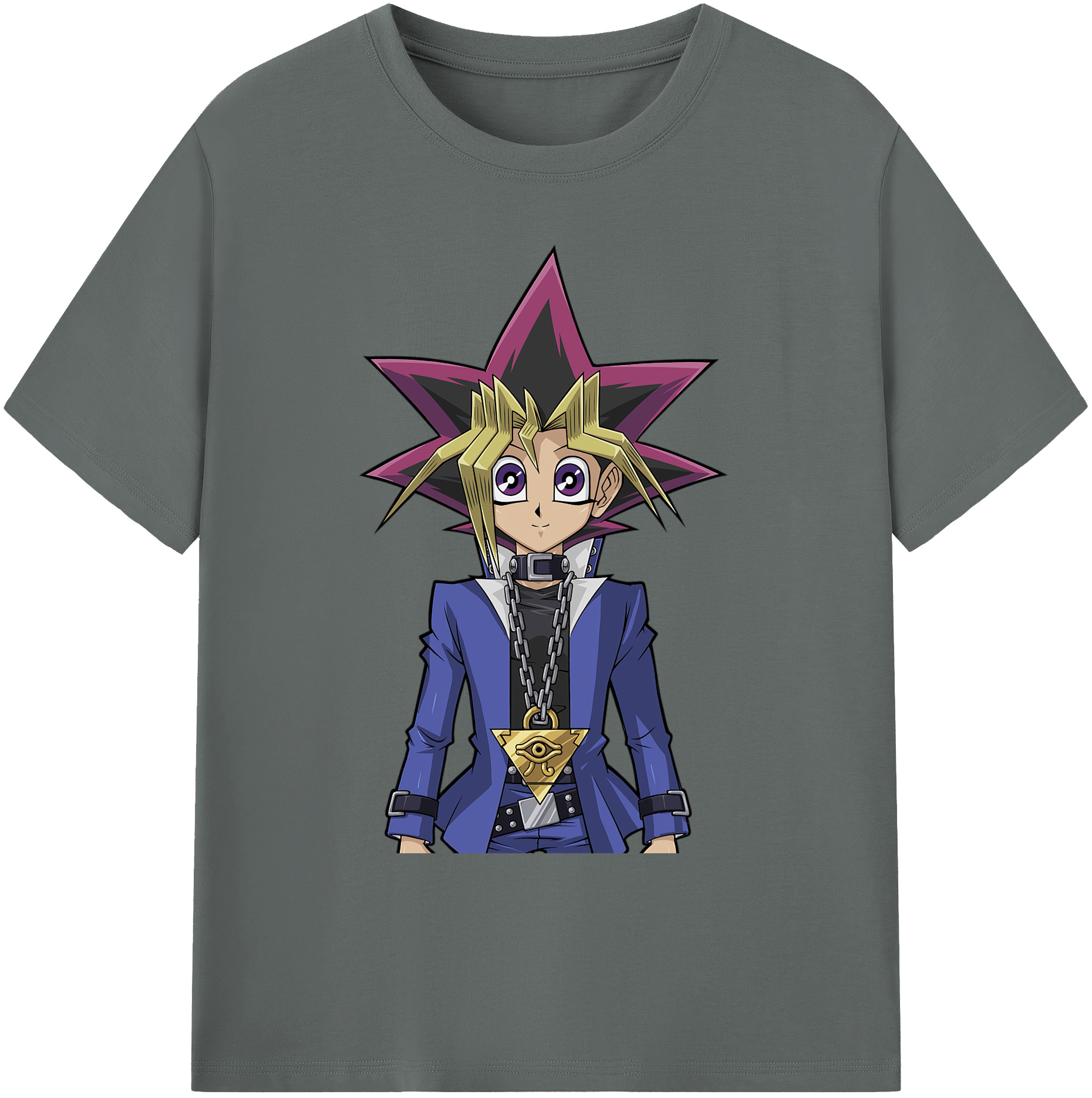（画像用） 遊☆戯☆王 Yu-Gi-Oh! 綿100％ メンズ半袖Tシャツ｜肌触りやわらか＆通気性